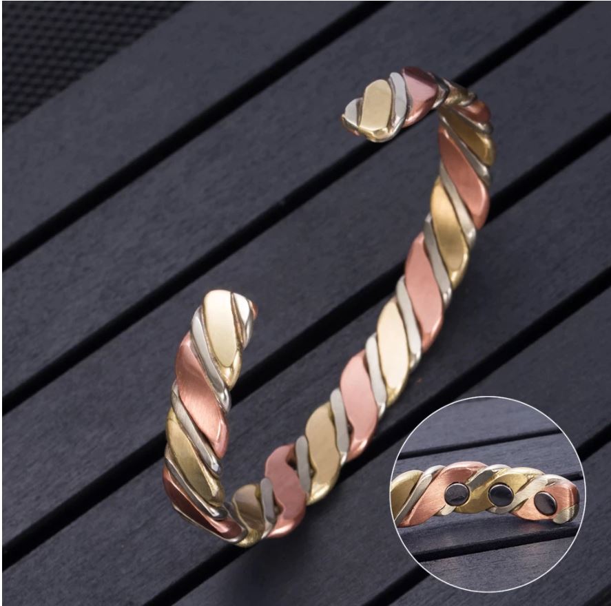 Twisted Copper Magnetic Bracelet