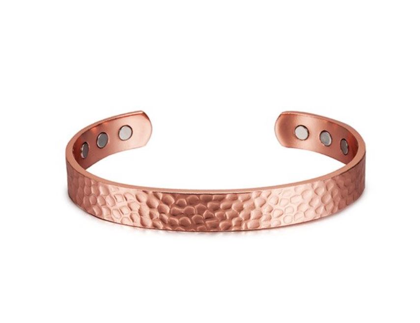 Pure Copper Hammered Bangle